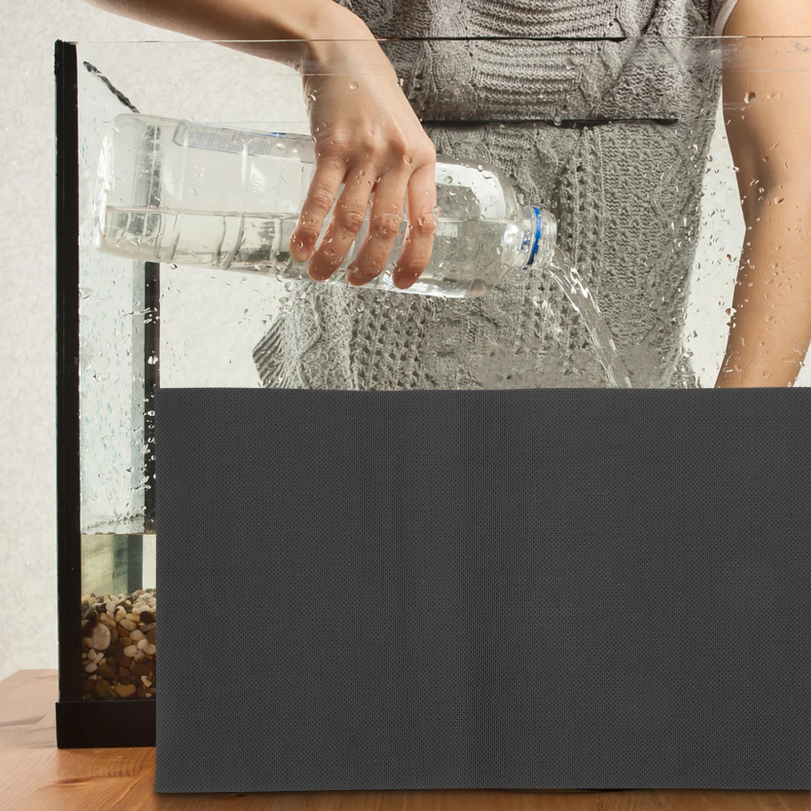 

High-Grade Cotton Blend Aquarium Mat for Fish Tank Leveling Strong Support Long-Lasting Non-Slip Tank Bottom Pad