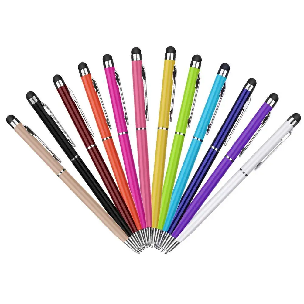 1Pcs Smart Tablet Phone Universal 2 In 1 Capacitive Stylus Pen Drawing Pens For IPhone/Android All Capacitive Touch Screens W5V2