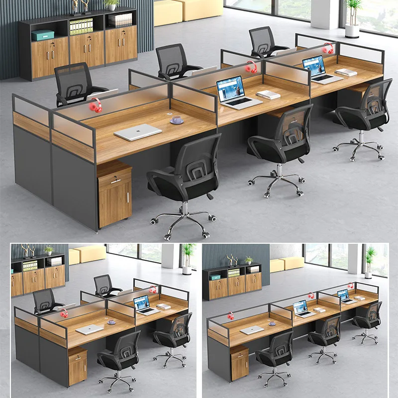 Light Luxury Card Space, Screen Workstation, Desk, Computer Desk, Office Furniture Wholesale, Staff Table, Office Table And Chai