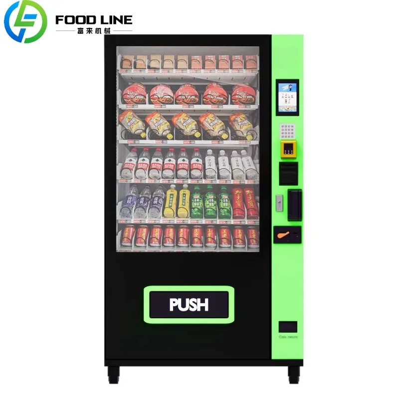 Snack Drink Automatic Combo Vending Machine Distributeur Automatique Cold Drink Water Vending Machine for Drinks and Snacks