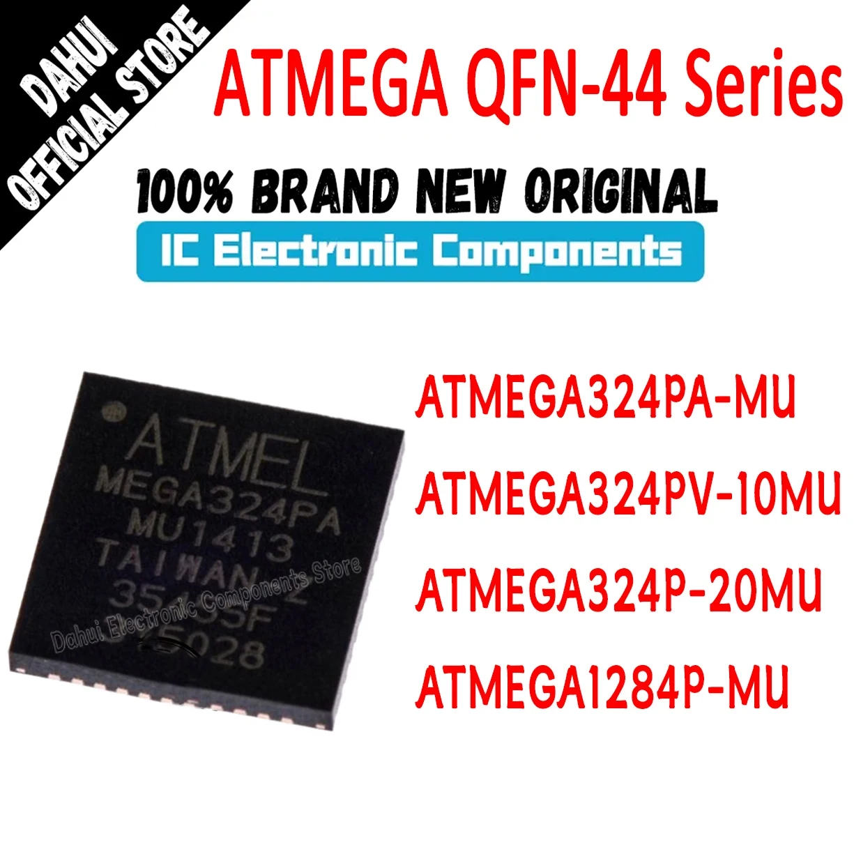 

ATMEGA324PA-MU ATMEGA324PV-10MU ATMEGA324P-20MU ATMEGA1284P-MU ATMEGA324PA ATMEGA324PV ATMEGA324P ATMEGA1284P IC MCU Chip QFN-44