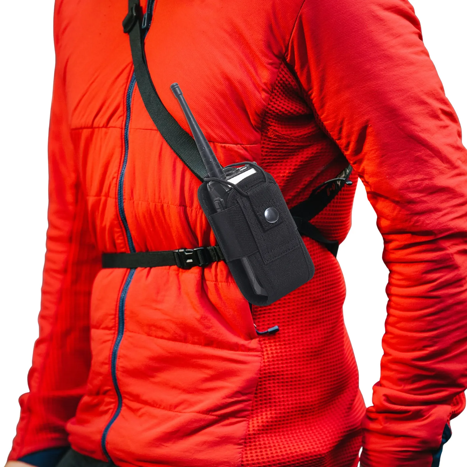 

Чехол-держатель для радиостанции Molle Чехол для радио Кобура для радиостанции Molle Сумка для сверхмощной радиосвязи Сумка для двусторонней рации