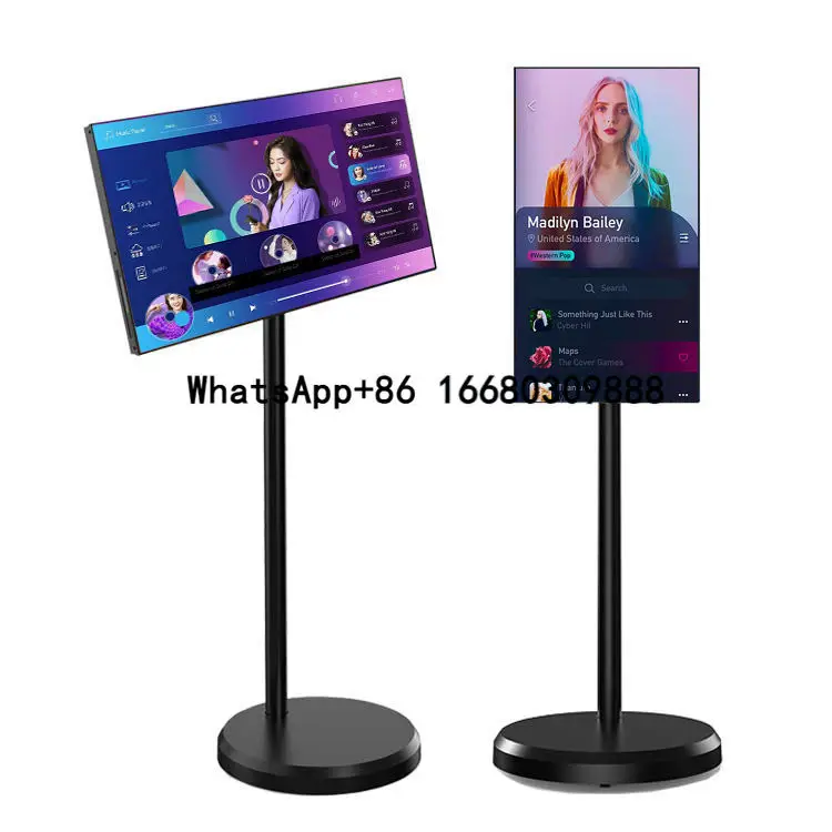 

Factory 21.5 Inch Tablet Tv 128gb 6000mah Smart Touch Screen 21.5" Tv Display Mobile Portable Touch Screen Smart Tv on Wheels