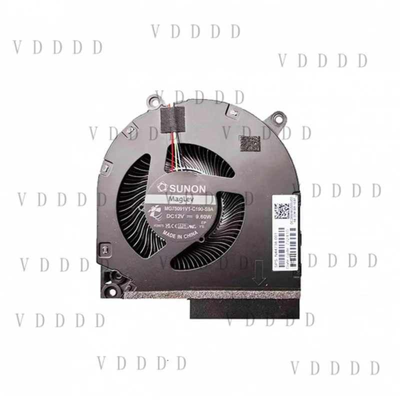 G... CPU GPU Cooling Fan For HP VICTUS 9 16-R TPN-C169 N44738-001 DC12V