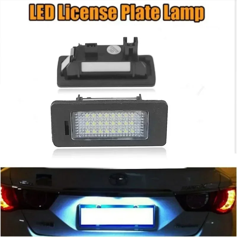 2 قطعة لفولكس واجن شاران 7N 2011-2024 جولف زائد MK6 جيتا 2010 + باناميرا 2010-up LED رقم الترخيص لوحة ضوء مصباح مصابيح السيارة