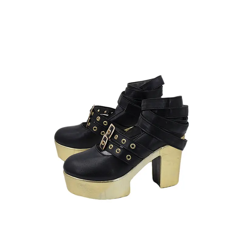 Twisted-Wonderland Anime Riddle Rosehearts Cosplay Shoes Boots Halloween Carnival Accessories Prop Men Women Riddle High Heels
