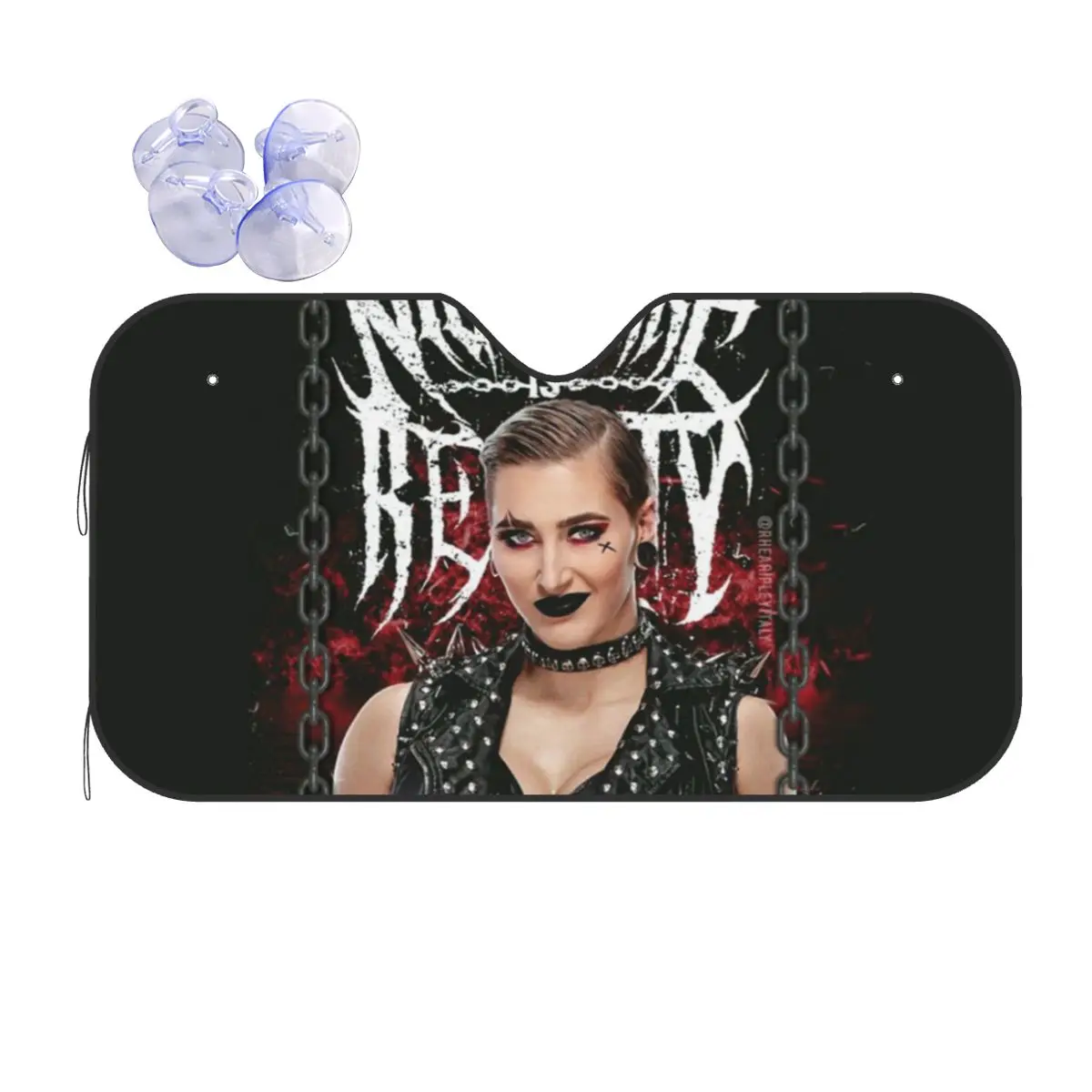 

She Is My Mami Rhea Ripley Bootleg Wrestler Sunshade Windscreen Car Front Windshield Window Sun Visor Accessories Covers
