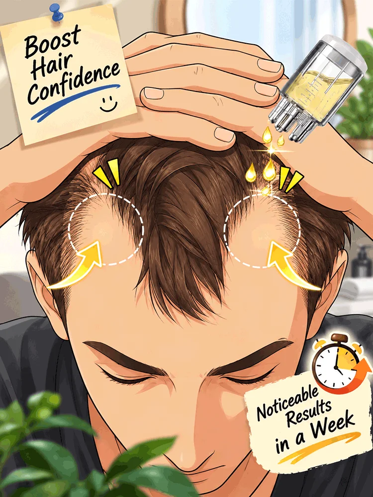 Nourishing Hair Scalp Serum with Root Applicator Daily Moisture Care for Thicker Fuller Healthier Looking Hair