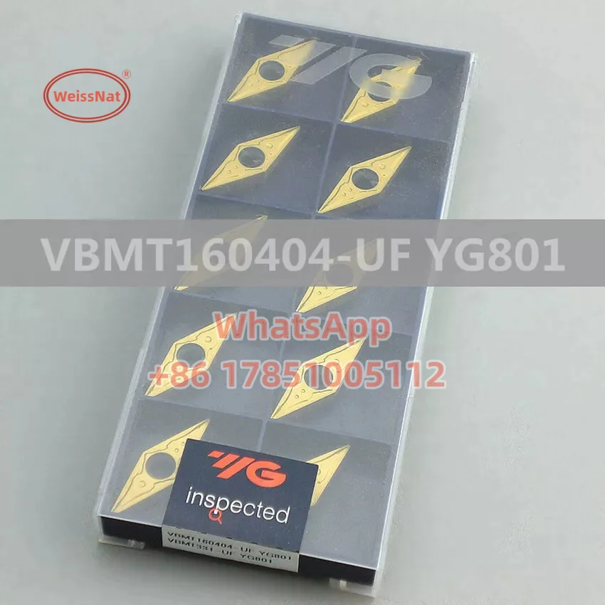 YG-1 VBMT160404 VBMT160408-UG UF YG801 Carbide Insert VBMT Inserts