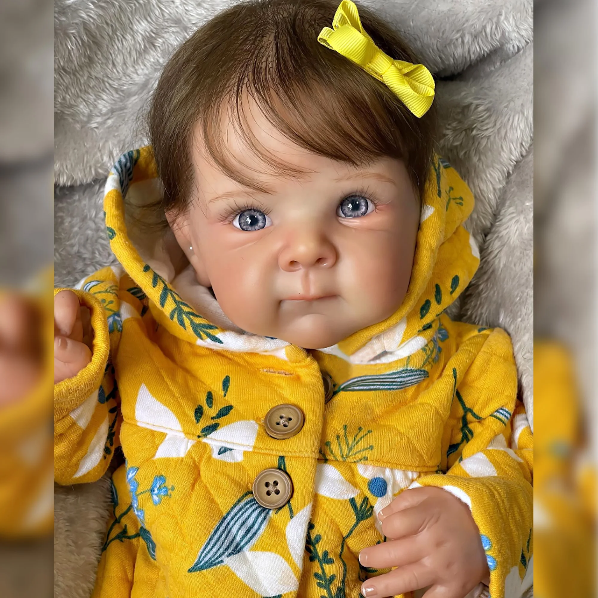 45cm Sweety Bettie Bebe Reborn With Rooted Hair Collectible Lifelike Realistic Art Reborn Dolls muñecas reborn reales para niñas