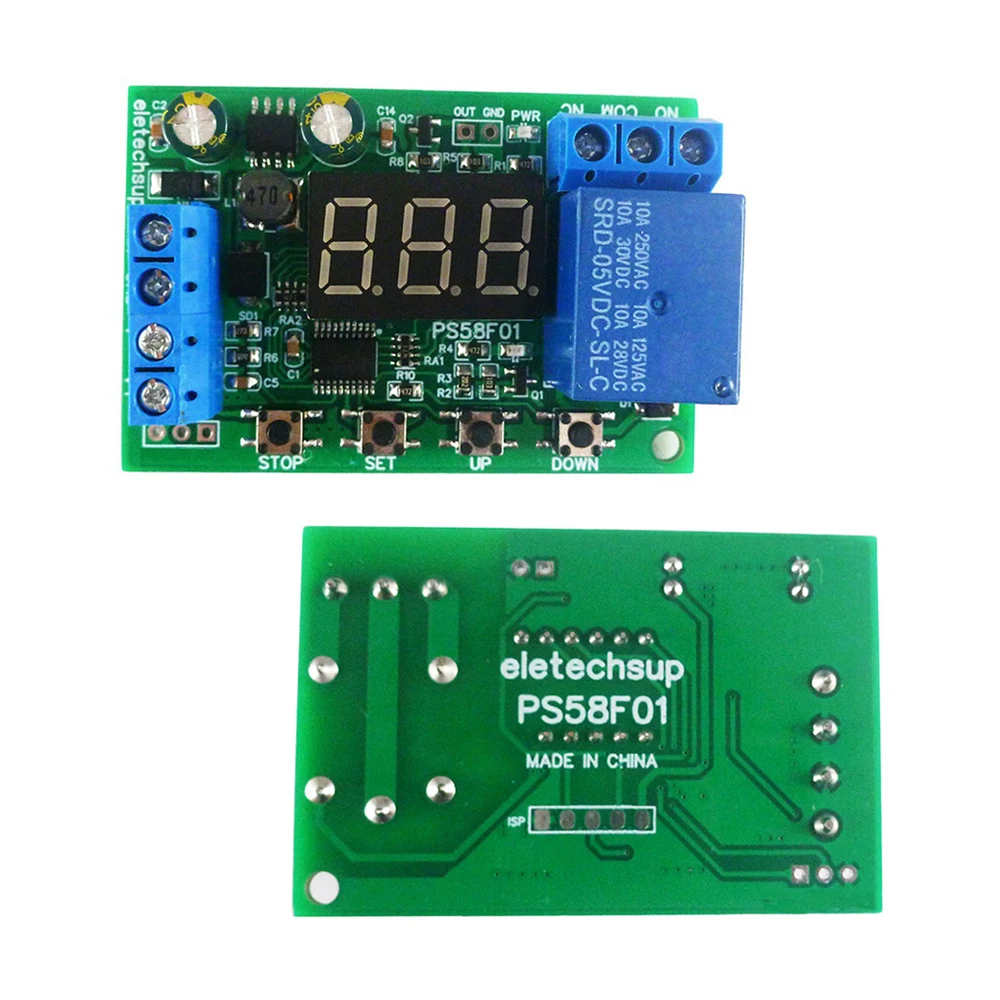 DC 0V-60V Battery Protection Board Module with LCD Display Charging Discharging Protection Board for Lead Acid Lithium Battery