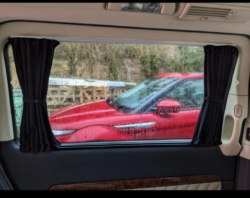 Universeller Wohnmobilvorhang mit 140 cm geraden Schienen, Sichtschutz, Sonnenschutzvorhänge, Innenausstattung für Campervan, Boot, Wohnmobil – Detail 4