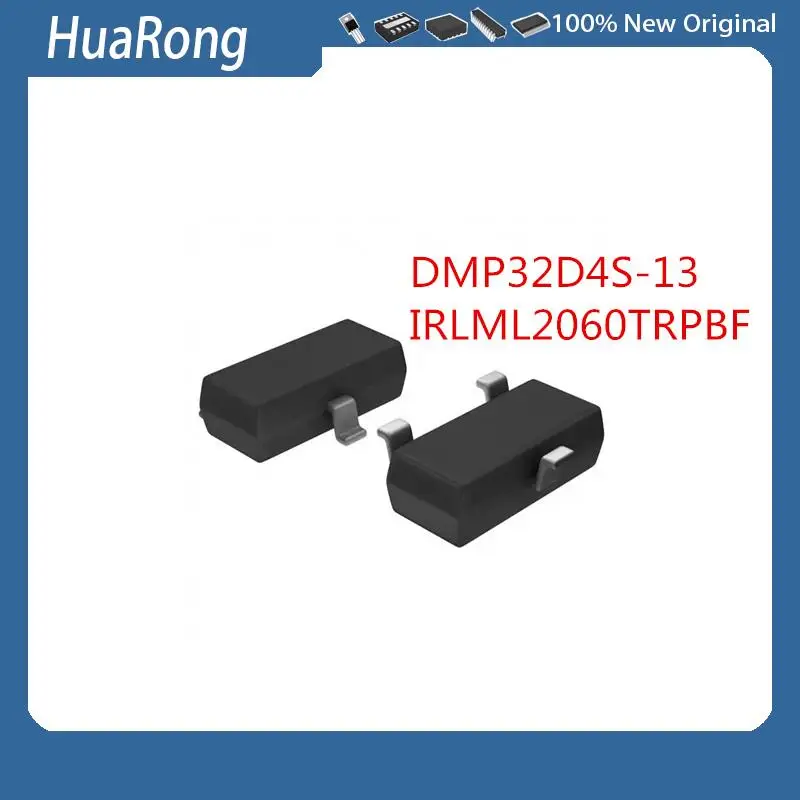 50PCS/LOT      DMP32D4S-13     DMP32D4S    P32S      30 V 300mA 370mW     IRLML2060TRPBF     IRLML2060       60V 1.2A     SOT-23