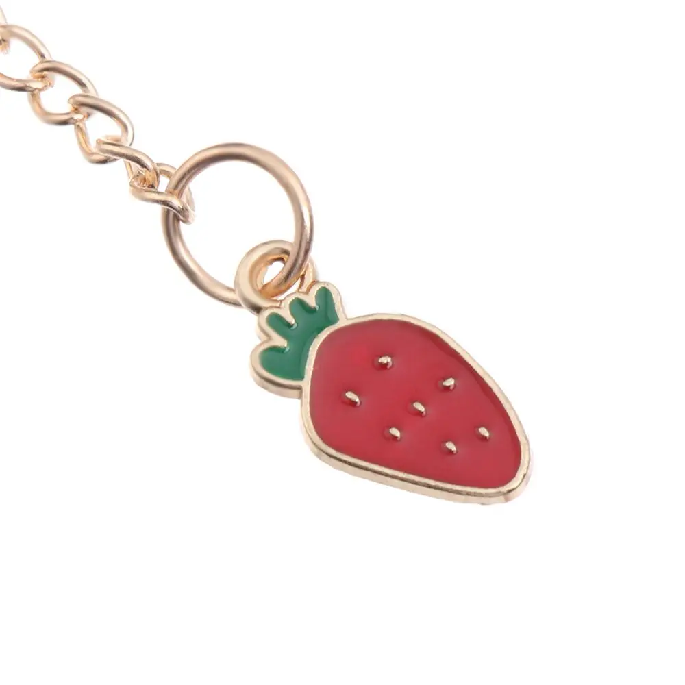 Bag Pendant Strap Hang Rope Strawberry Cake Short Mobile Phone Lanyard Charm Popular Gifts For Women - view 2