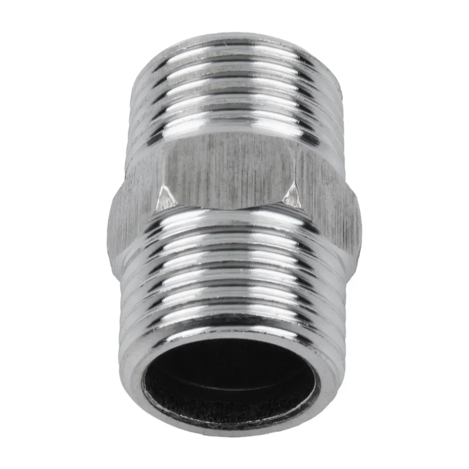 Shower Hose Extend Shower Connector For Extra Long-Hose Stainless Steel Shower Extender Universal 1/2" Male To Male Adaptor