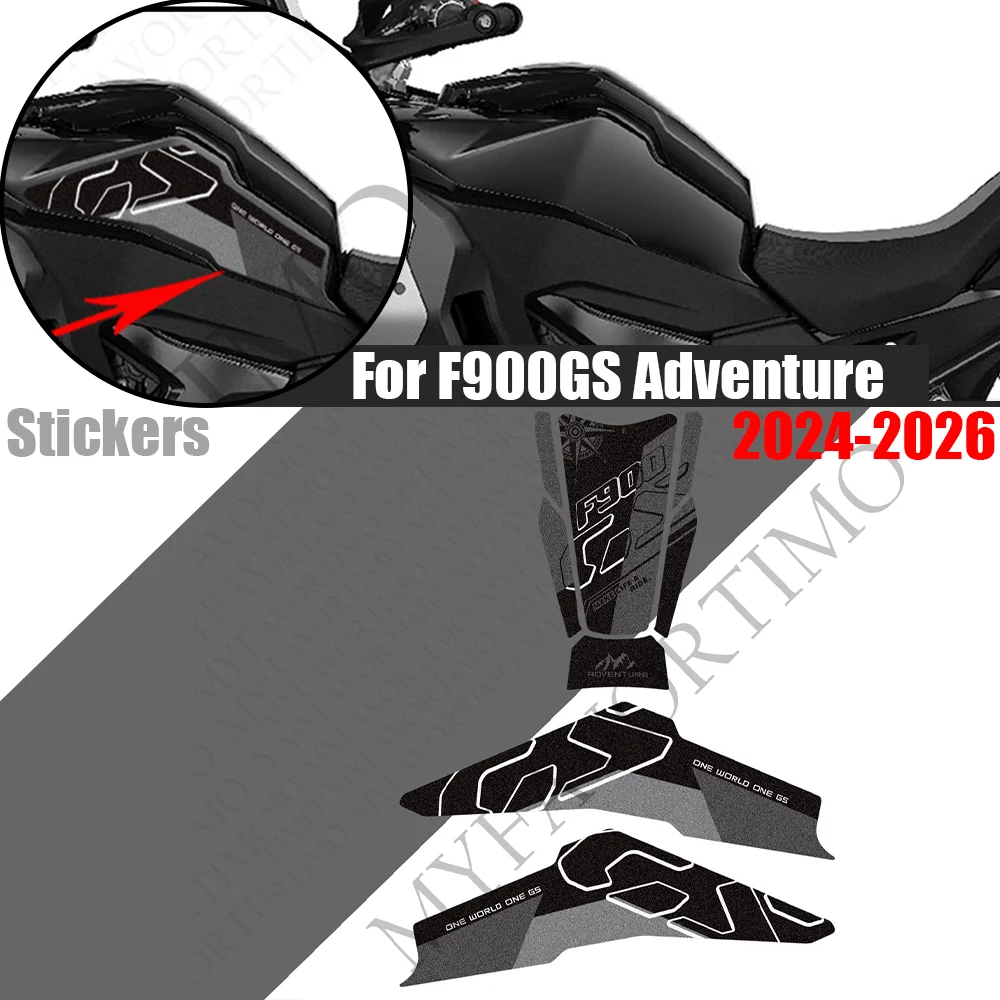 

For F900GS Adventure Tank Pad Cap Grips Gas Fuel Knee Stickers moto Decals Protection F900 GS F 900 GS ADV 2024 2025 2026