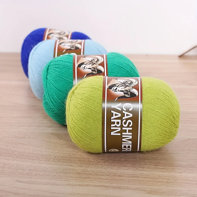 6 Handmade Woven Cashmere Balls, Used for Making Sweaters, Hats, Scarves, and Knitted Yarn