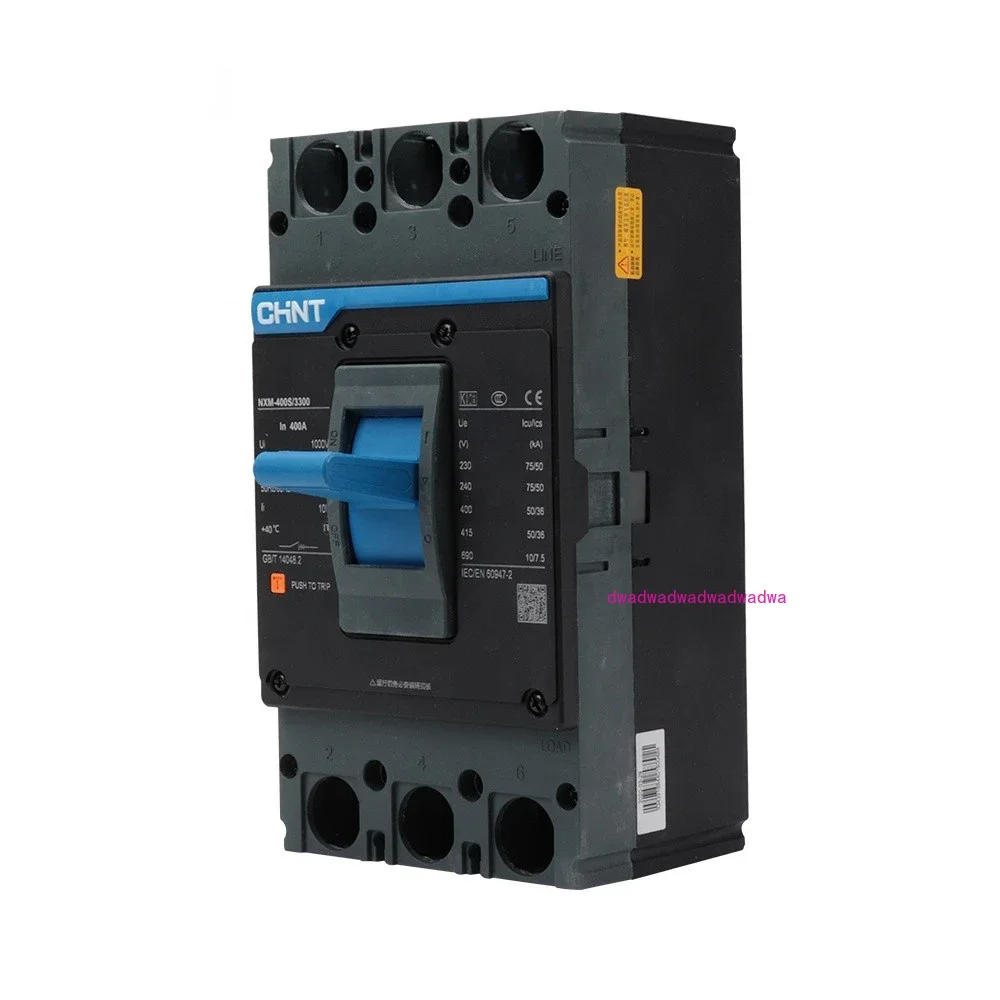 NXM-400S Series 3 Pole 400A Overload Protection Motorized MCCB Moulded Case Circuit Breaker