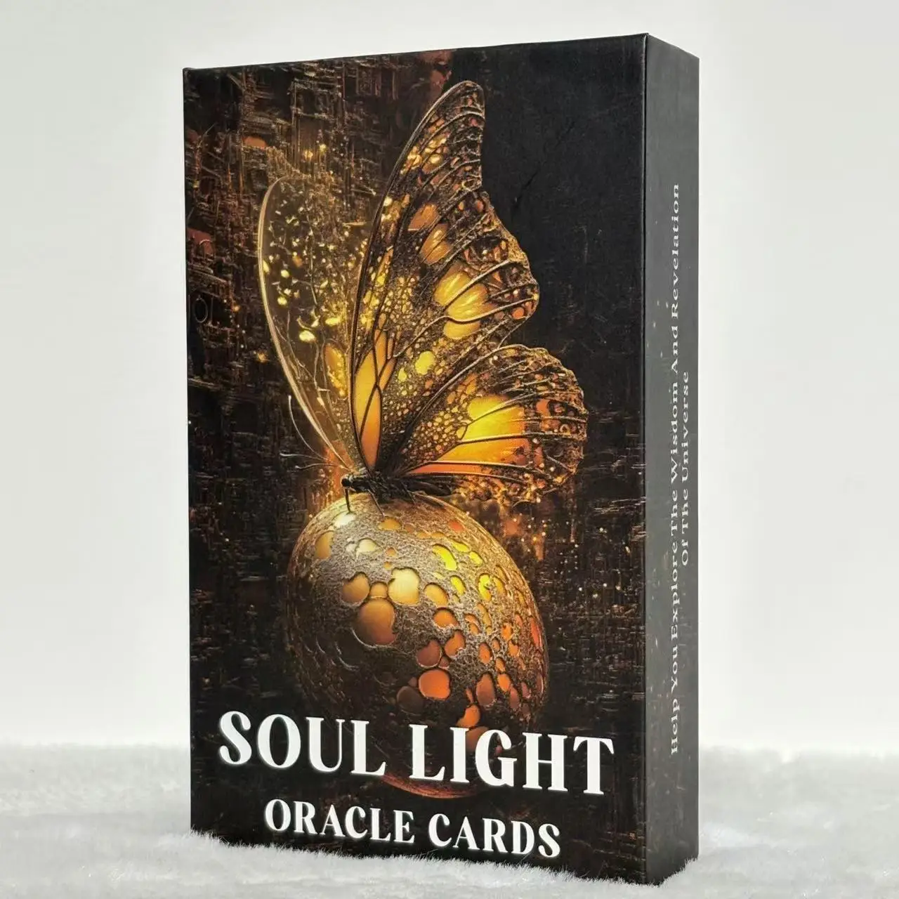 Soul Light Oracle Cards, Healing Light Tarot Deck, Cosmic Revelation, Universe Wisdom Oracle Cards, 12x7cm Cards, 56-Cards