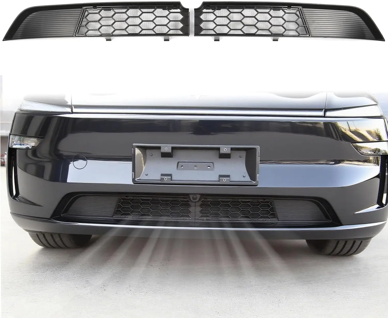 Front Grill Mesh Fit Tesla Model Y Juniper 2025 2026 Air Inlet Vent Grid Inserts Cover with Insect Protection Accessories