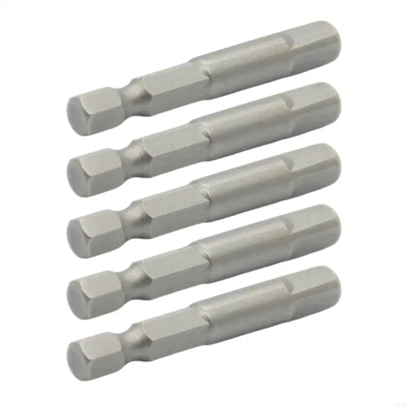 

High Compatibility 50mm Hexagonal Shank Square Drives Adapter Connector Antirust for Auto Maintenance Furniture Assembly