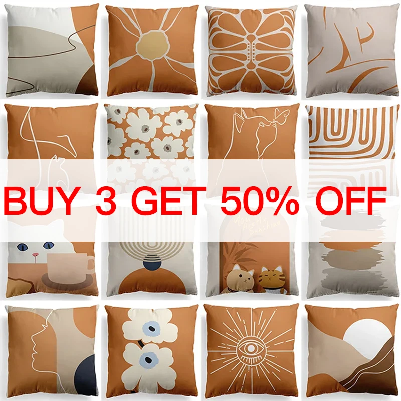 

【Buy 3 Get 50% Off】2024 Luxury Decorative Backrest Pillowcase Body Pillow Case Home And Aesthetic Room 45x45 Cushions Covers