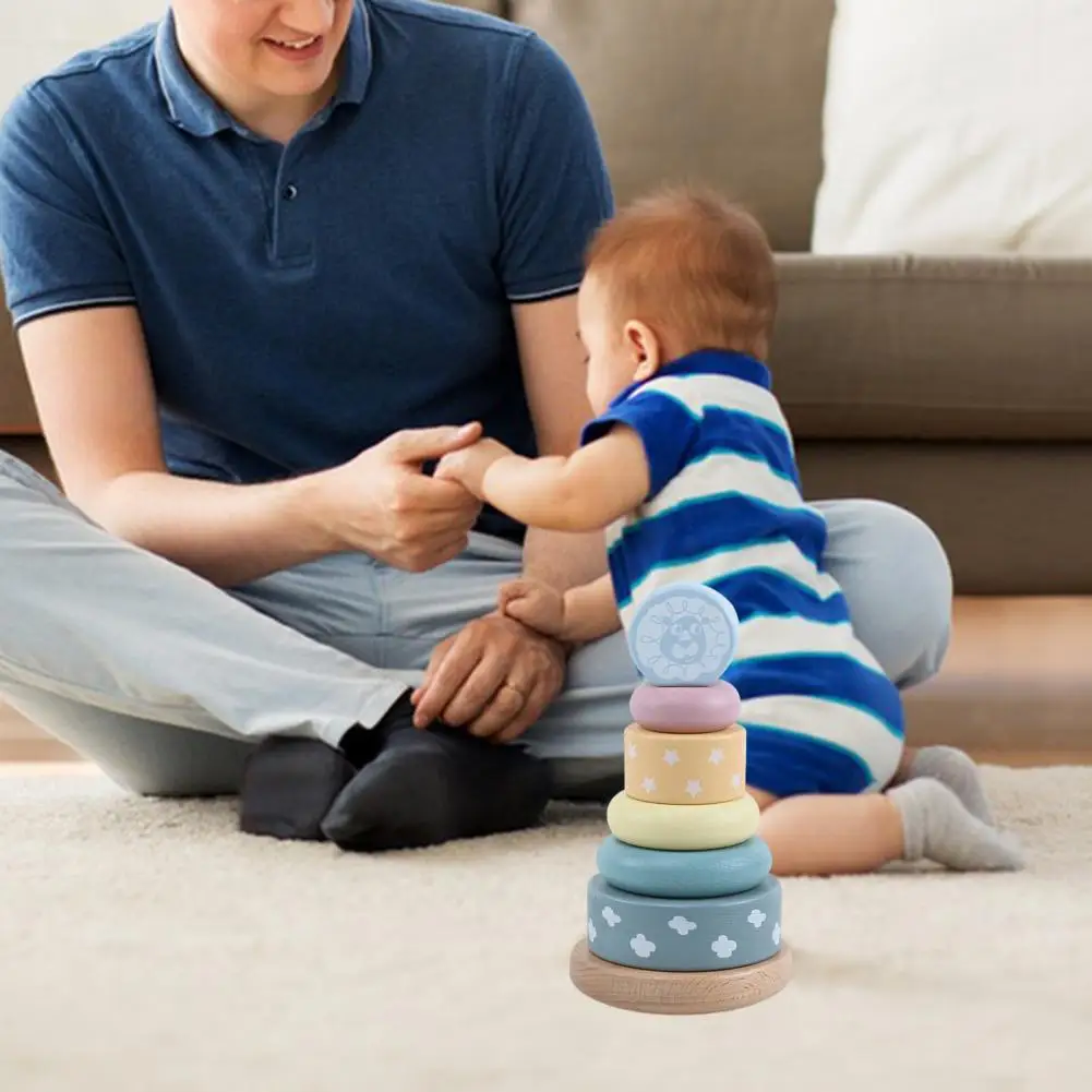 Giocattolo di pensiero logico per bambini giocattolo impilabile con bicchiere colorato per lo sviluppo cognitivo dei bambini migliora gli occhi della mano