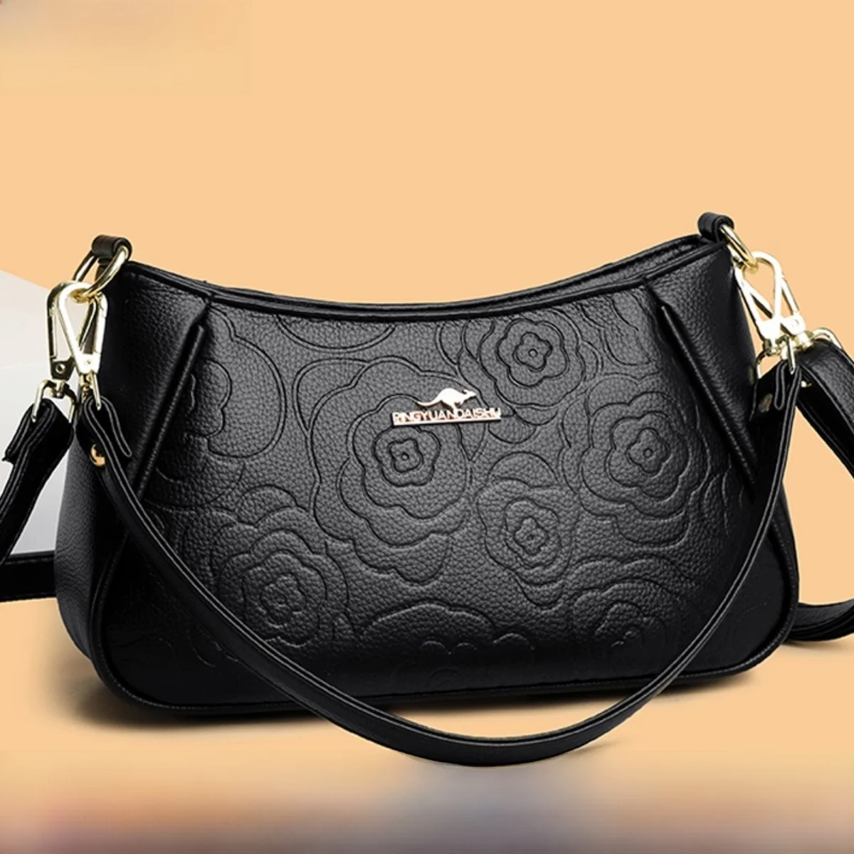 

Женская сумка ITTI из натуральной кожи, через плечо, большая вместимость, на одно плечо, сумка для мамы, повседневная, в форме пельменя, модная