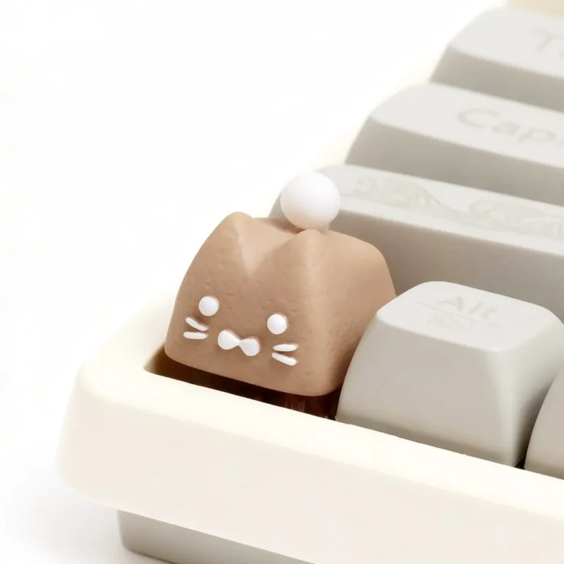 

Personalized Cute Cat Keycaps Replacement ESC Key Caps DIY Mechanical Keyboard Keycap Cross Axis Boy Girl Gamer Birthday Gift