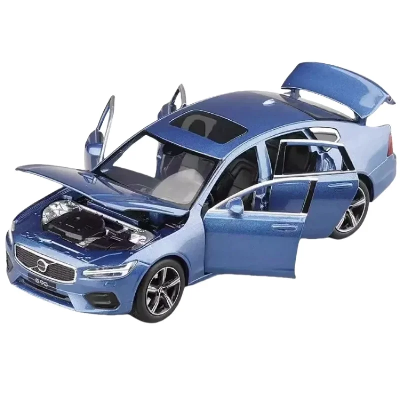 1:32 model samochodu ze stopu Volvo XC60 S90, zabawka z dźwiękiem i światłem, dekoracja wnętrza samochodu, jako prezent urodzinowy dla przyjaciół.