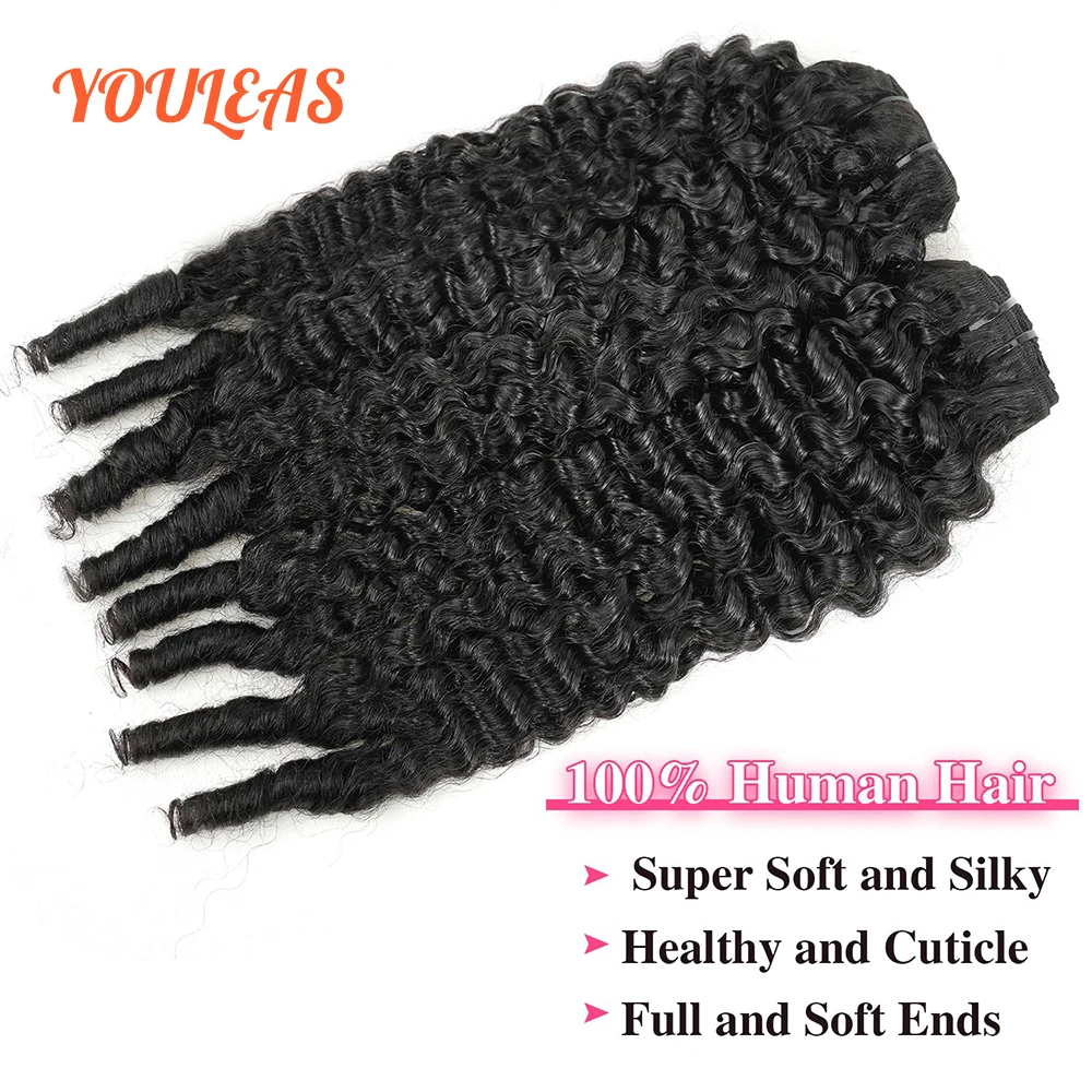 Burmesische lockige Clip-in-Haarverlängerungen, natürliche schwarze Farbe, lockige Clip-Ins für Frauen, brasilianisches Haar, Spirale Enden, 100 % Echthaar