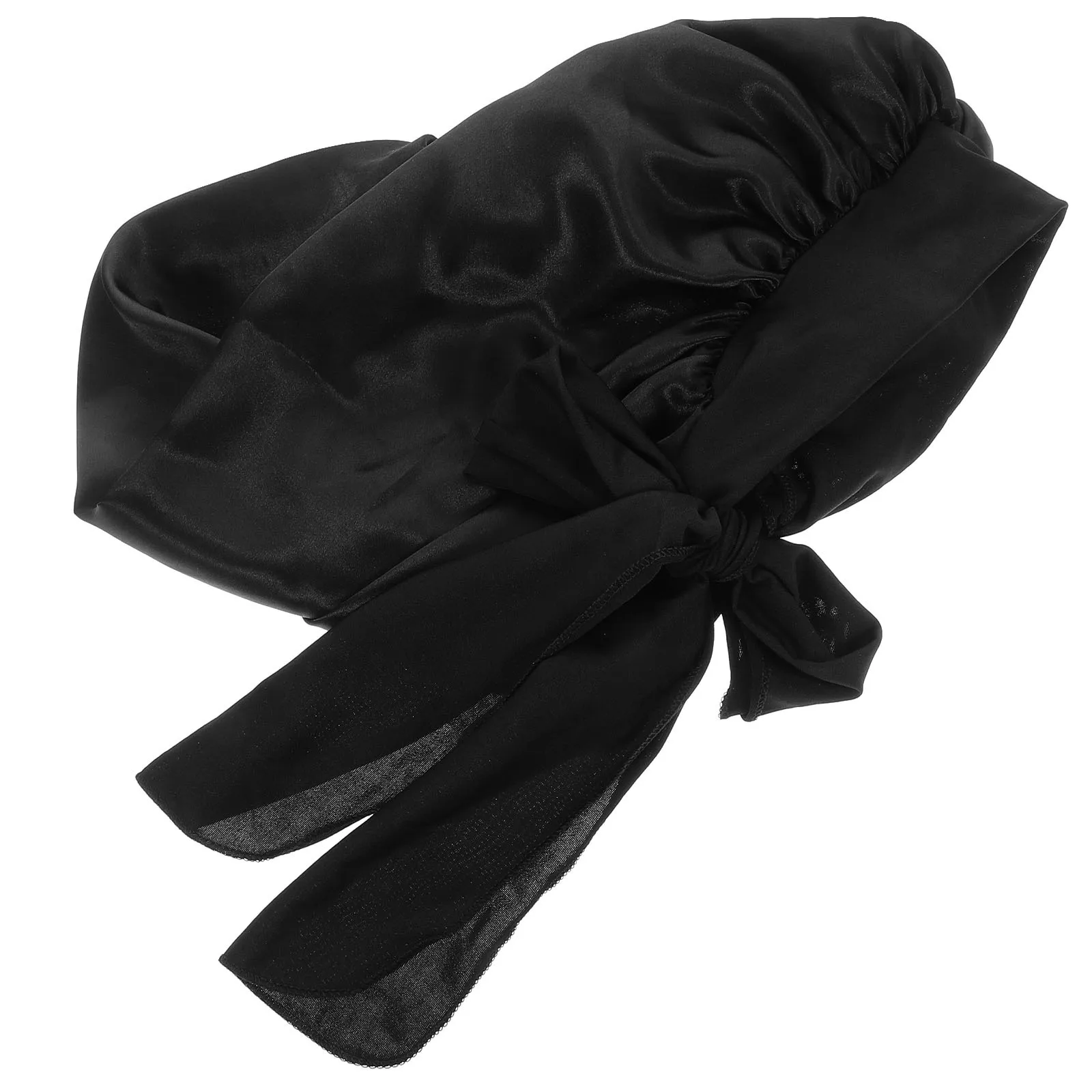 

Satin Sleep Cap for Girls Women Comfortable Lightweight Hair Wrap Easy Wear Non-Slip Creative Convenient Bedtime Hat Daily Use