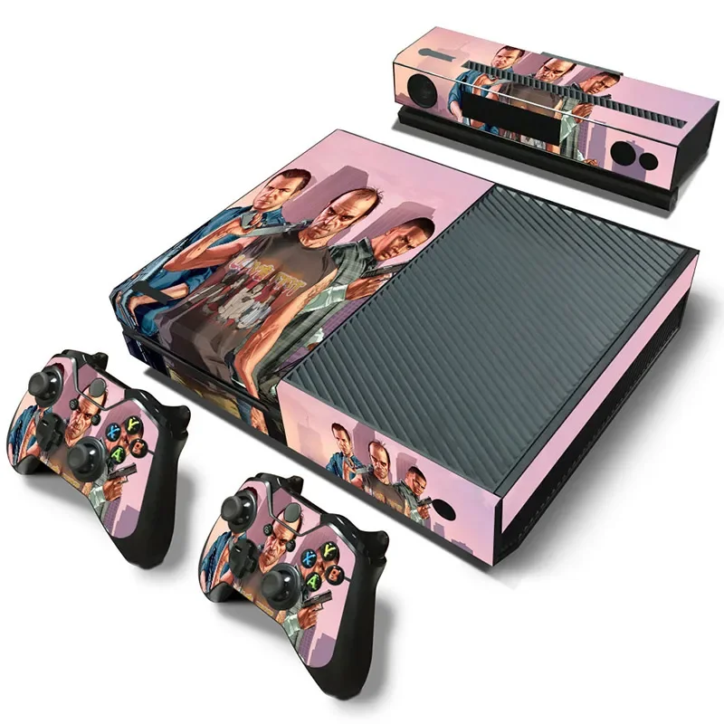 13 цветов GTA5 GAT6, хит продаж, наклейка из ПВХ, виниловая наклейка для консоли xbox one + консоль + наклейка для защиты от кожи