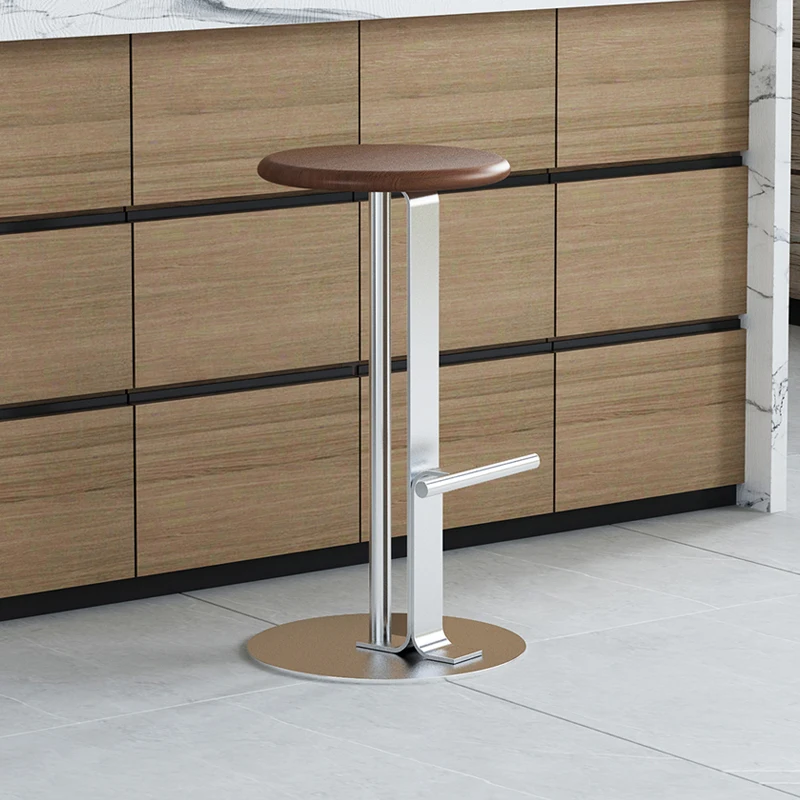 

Wood Kitchen Nordic Bar Stools Gaming Accent Swivel Luxury Bar Chairs Restaurant Hairdressing Banqueta Lounge Suite Furniture