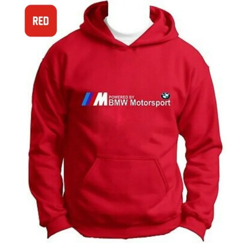 BMW MOTORSPORT M3 ملابس رجالية كاجوال بغطاء للرأس للخريف والشتاء رياضية جديدة وملابس فضفاضة غير رسمية