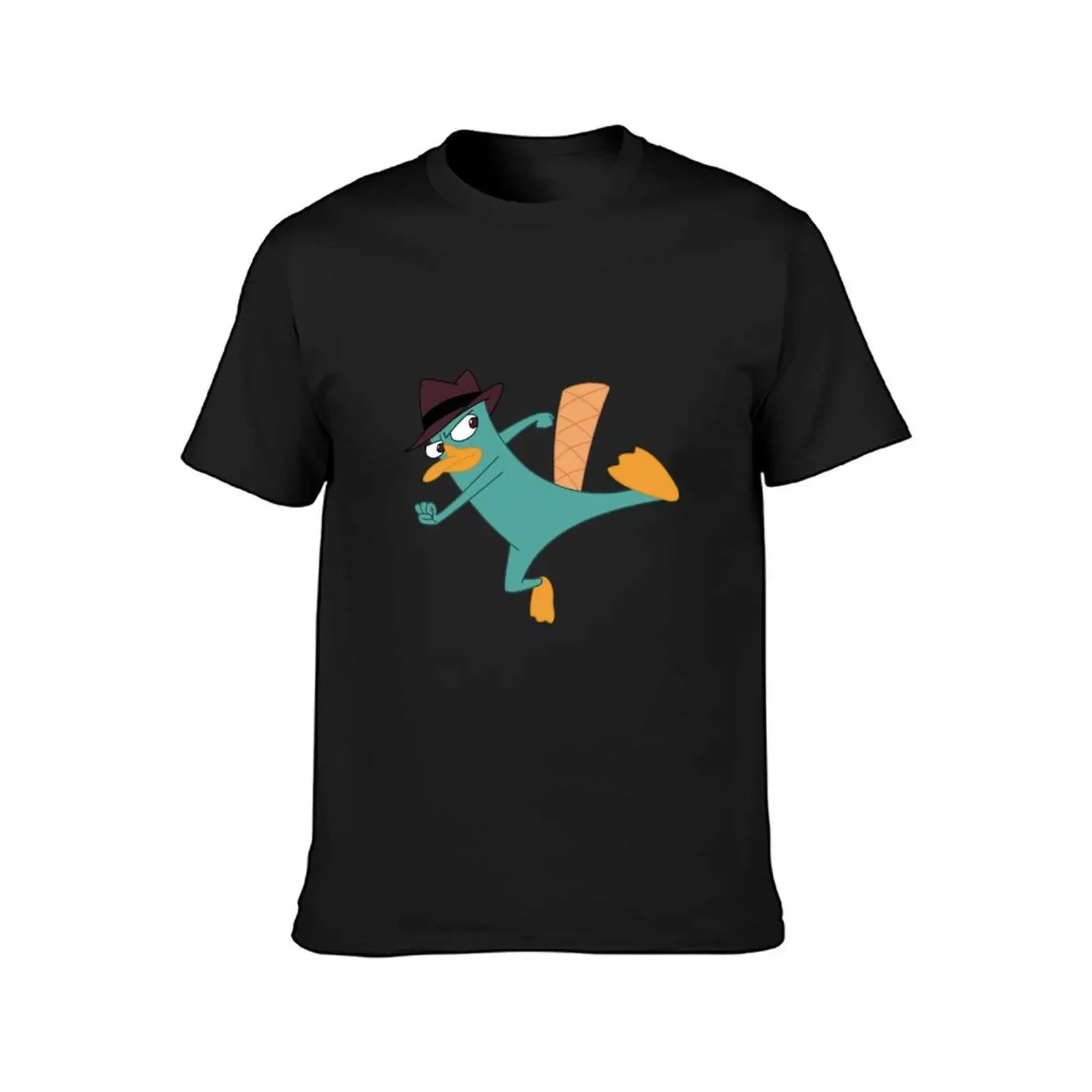 Perry the Platypus T-Shirt plus size tops graphic tee shirt anime figures outfits for men