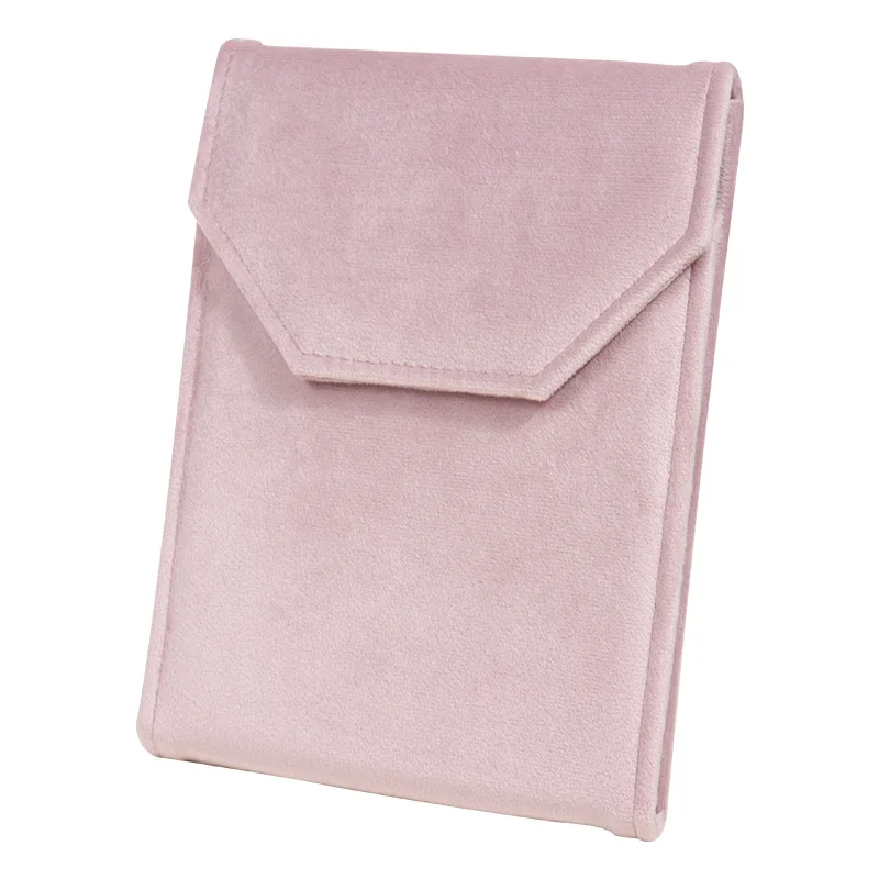 Button Pearl Necklace Package Velvet Cloth Evening Chain Pendant Storage Bag Sweater Chain Jewelry Box Wholesale