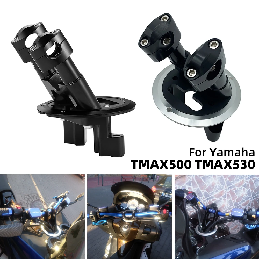 

TMAX500 TMAX530 Motorcycle Handlebar Handle Clamp POUR GUIDON Riser KIT For TMAX 500 2008-2011 TMAX 530 2012-2014 2017 2018