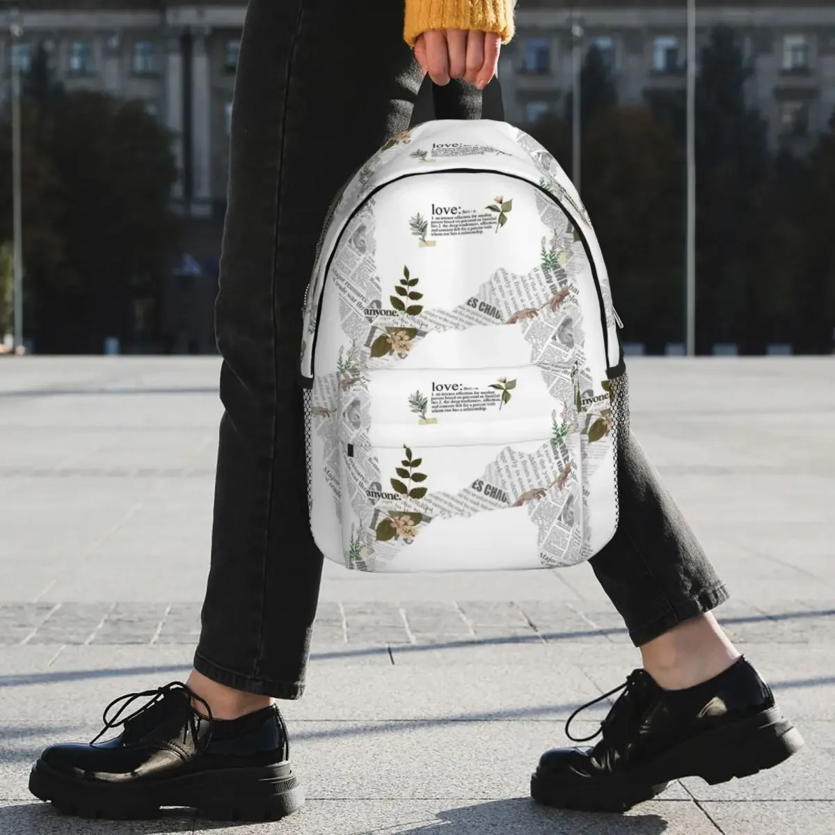 Aesthetic Love Backpacks, Teenager Bookbag, Casual Children School Bags, Laptop Rucksack, Initiated Bag, Large Capacity