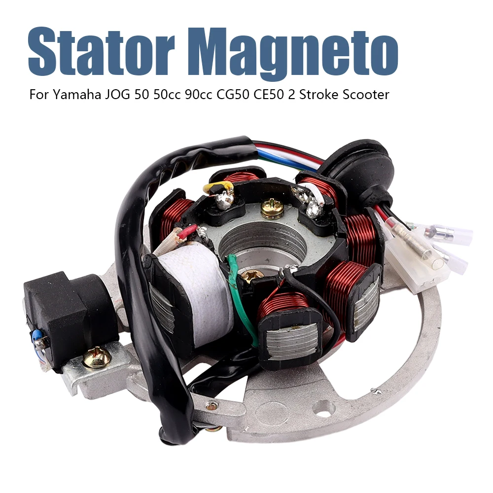 Motorcycle Stator Magneto Generator Coil Stator For 2 Stroke Scooter Yamaha Jog 50 CG50 GY50 CE50 ATV Buggy Quad