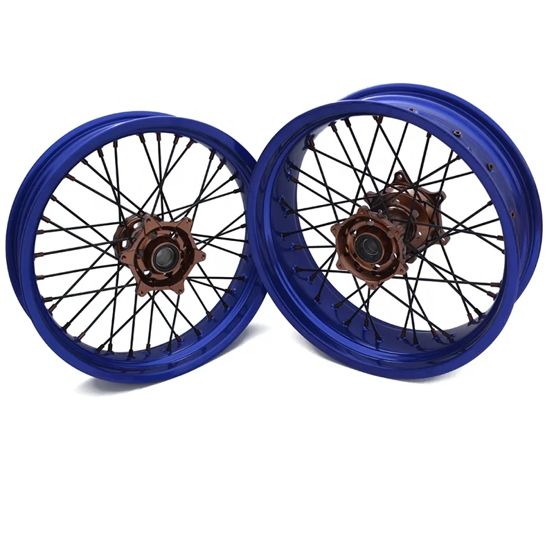 

Spoke aluminum 17-inch wheels numerical control color wheels and rims motorcycle wheelset