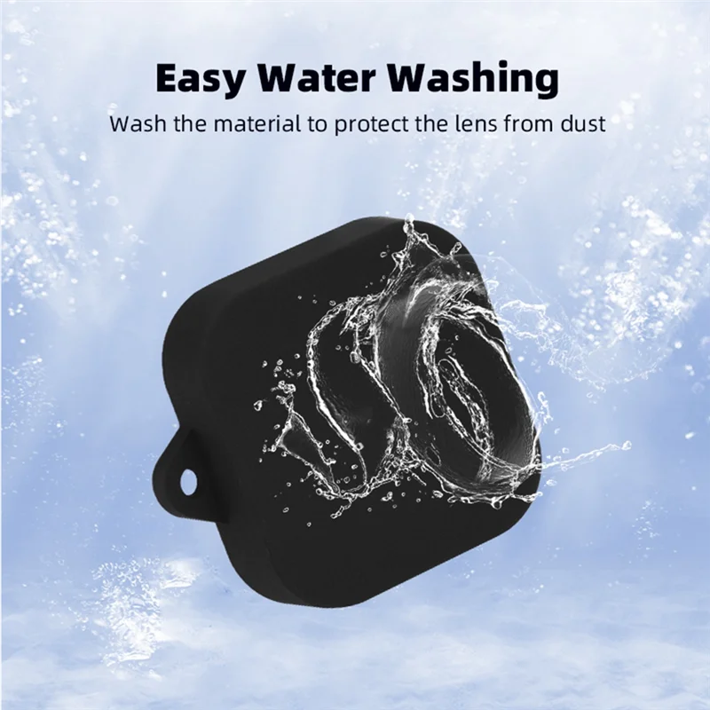 B24B Silicone Lens Caps For Insta360 Ace Pro/Ace Pro 2 Anti-Scratch Protector Lens Cover Action Cameras Lens Protect