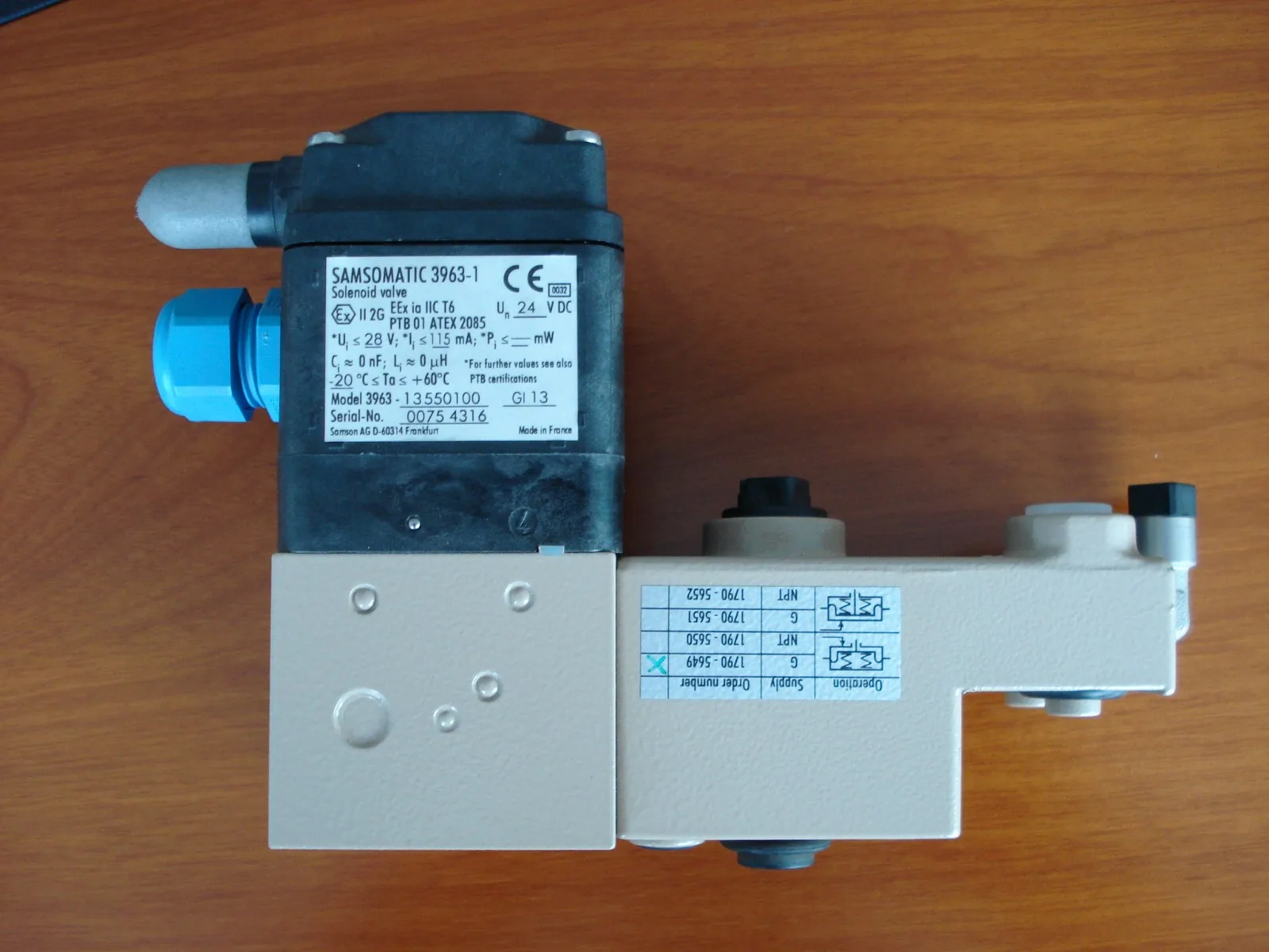 BEST-PRICE-Samson 3963 3755 Series Solenoid Valves 3277 Actuator 3730 Valve Positioner