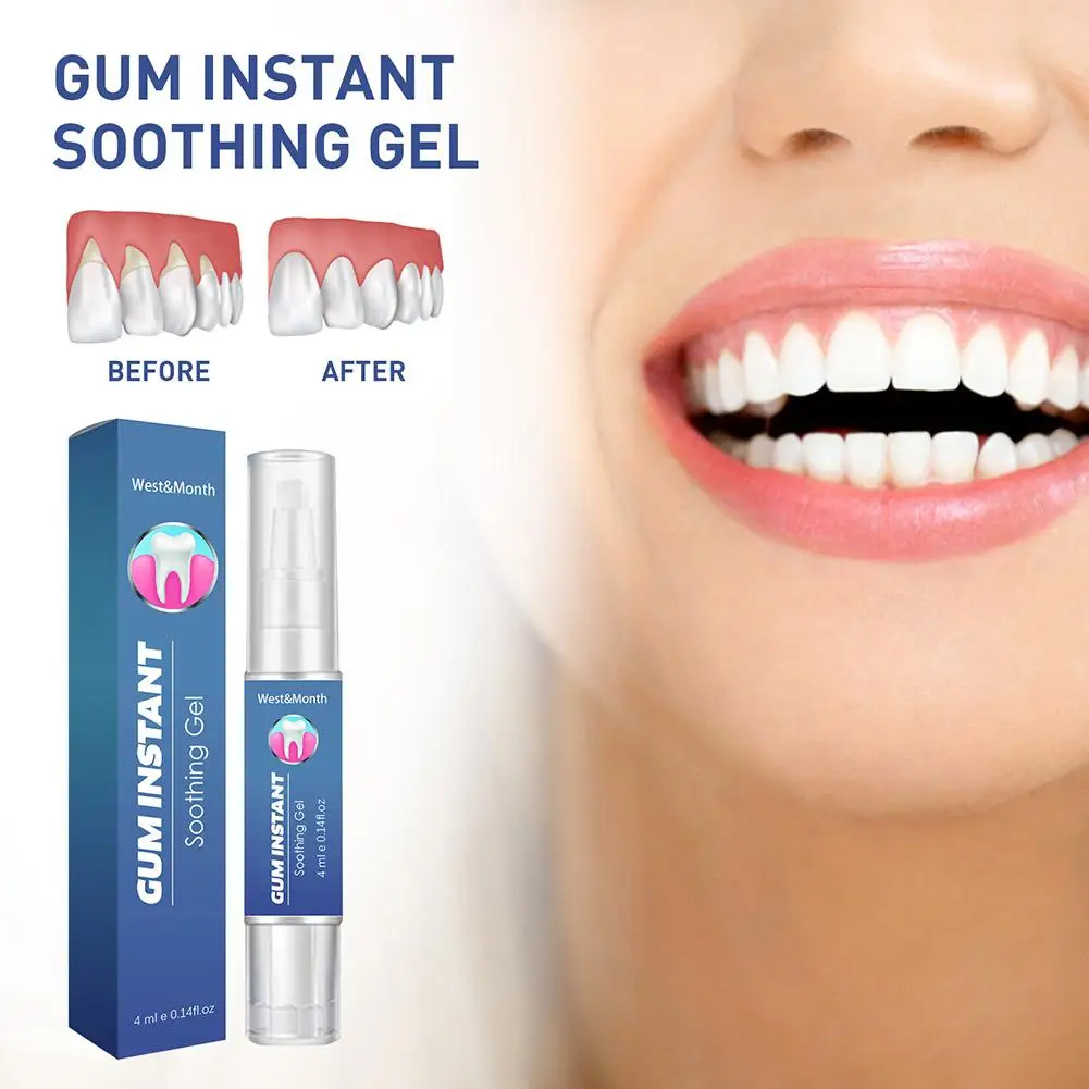 Gel para el cuidado Gingival, alivia la Gingivitis, tratamiento para blanquear los dientes, O4L8