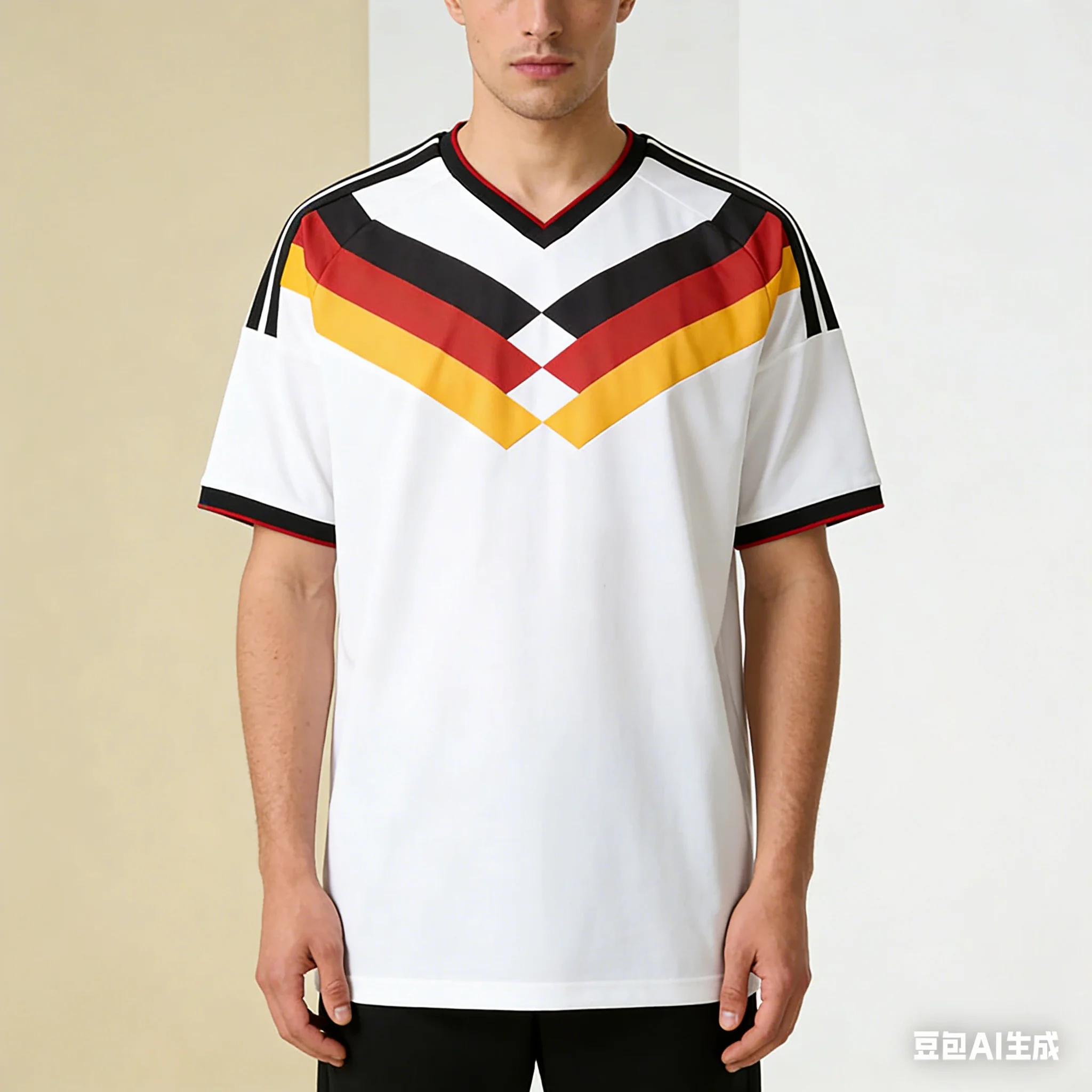 

Полоса Германия 2026-27, Новое поступление в мире, домашняя трикотажная коллекционная футболка с 3D принтом, памятные винтажные футболки для взрослых и детей