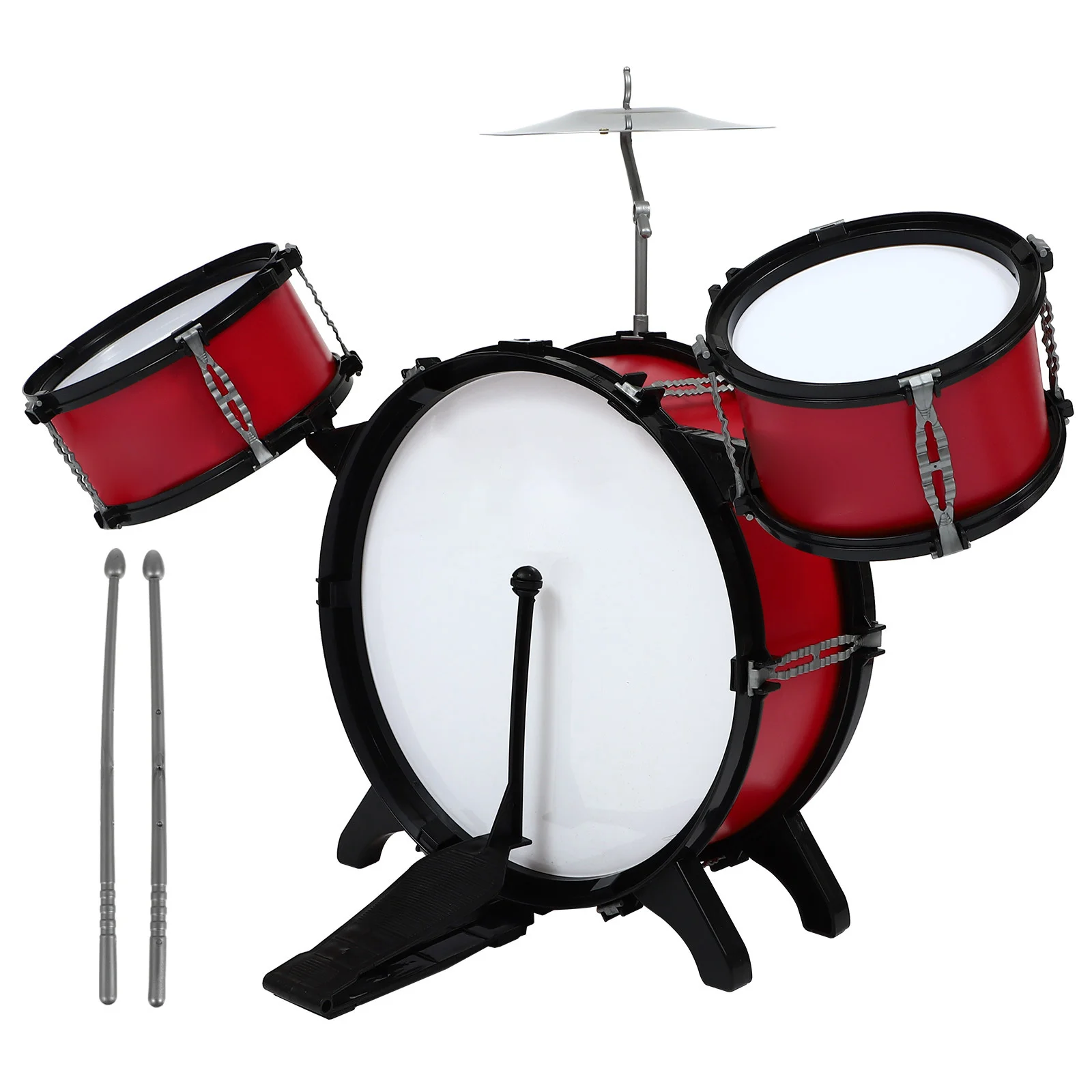 1Set Simulation Jazz Drum Kids Educational Musical Instrument for Learning Early Brain Development Children Drum Set Plaything
