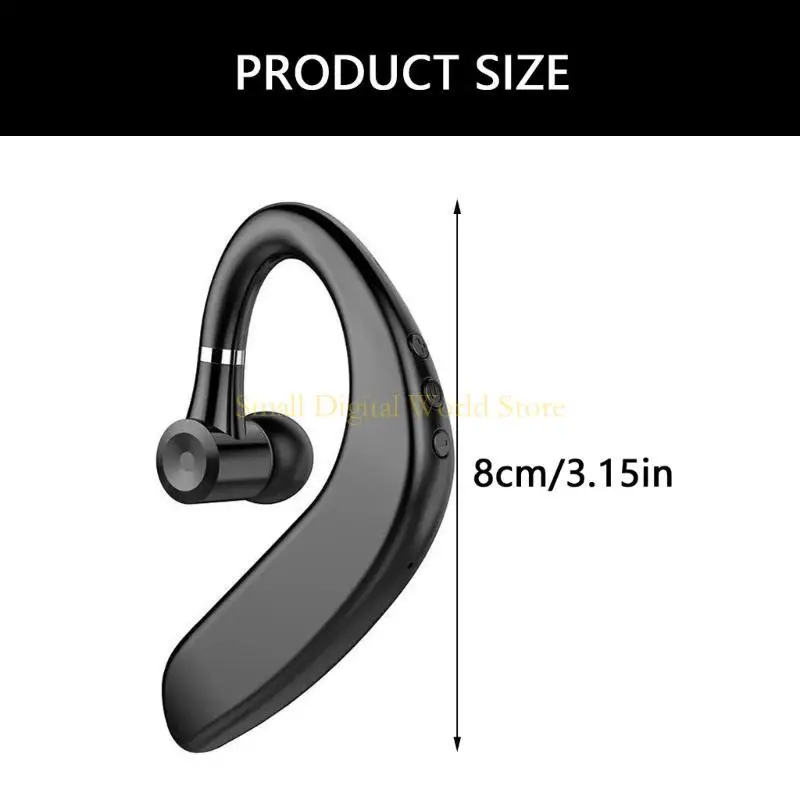 77UB S109Earphne Bluetooth-compatible 5.1 Ear Hook Earbud with 180 Degree Rotatable