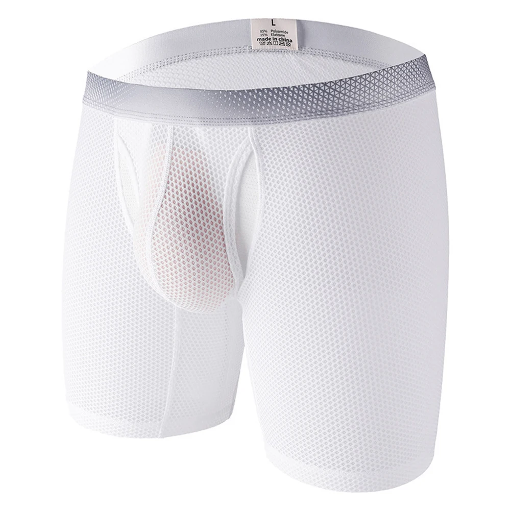 Breathable Long Leg Boxers Underwear Long Leg Underwear Breathable Trunks Casual Wear Classic Style For Casual Wear