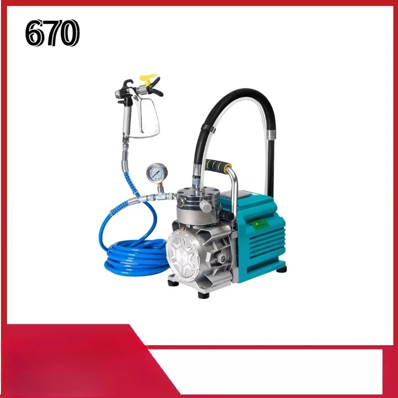 

Convenient Electric High-pressure Airless Brush Spraying Machine Latex Paint 4500W Household Paint Spraying Machine