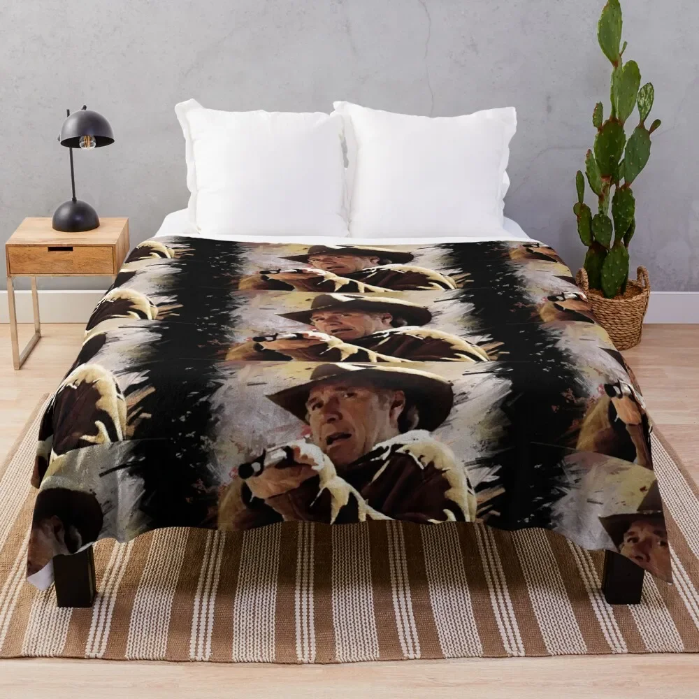 Sheriff Walt Longmire Throw Blanket Hairy Bed Blankets